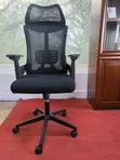 Kiti cha Ofisi cha Mtendaji cha Mesh chenye Mgongo Mrefu na Msaada wa Kiuno - 4