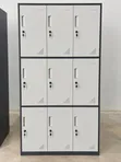 Boss Office Products 9-Door Metal Staff Cabinet - 1