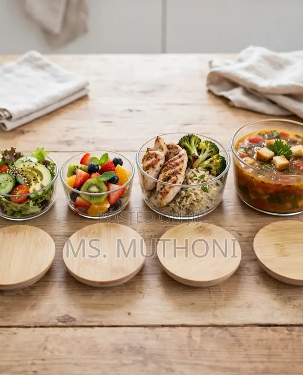 EcoWare Glass LockFresh 4-in-1 Snack Containers - 1