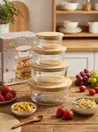 EcoWare Glass LockFresh Vitufe 4-in-1 vya Vyakula - 2