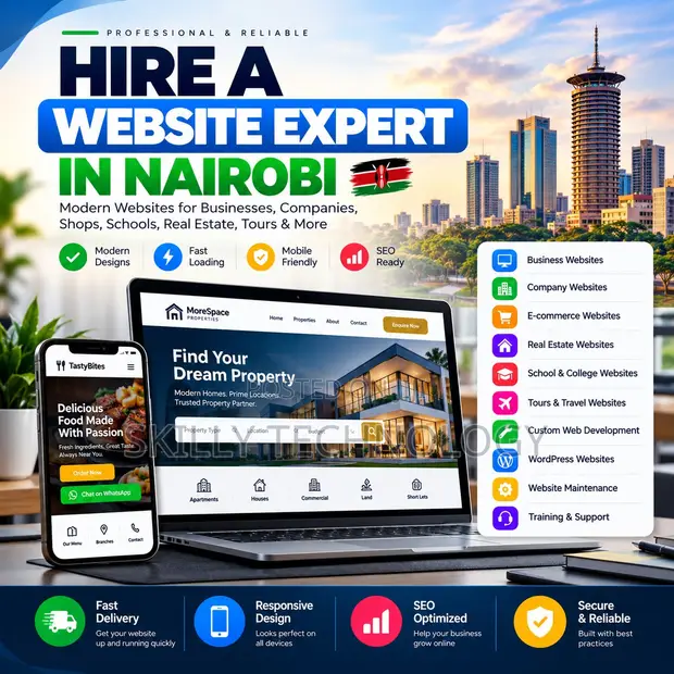 Professional Web Design & Development Services in Nairobi - 1