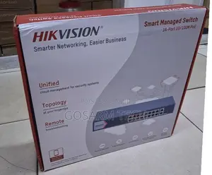 Hikvision DS-3E1318P-EI/M Mpya 16-Port Smart PoE Switch