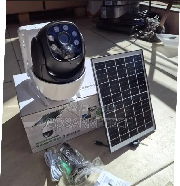 Kamera ya Usalama ya 24/7 V380 Solar 4G PTZ - 1