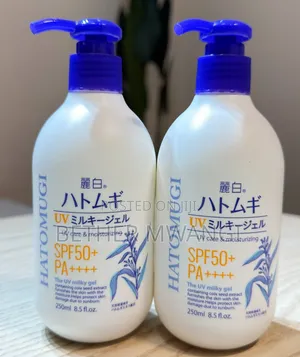 Kumano Cosme Reihaku Hatomugi UV Milky Gel SPF50+ PA+