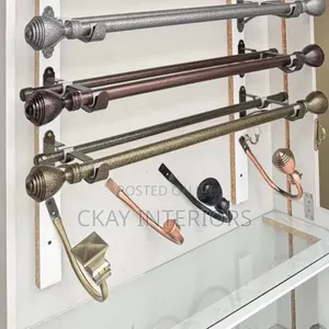 Jua Kali Powder-Coated Curtain Rods - Nairobi