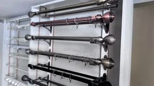 Durable Powder-Coated Curtain Rods - Jua Kali Quality