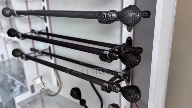 Jua Kali Powder-Coated Curtain Rods - 1