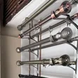 Powder Coated Curtain Rods - Sleek Finish - 1