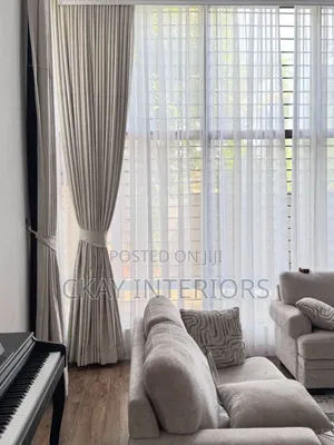 Bright Large Window Curtains and Sheers