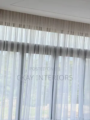 Plain White Transparent Window Curtain Sheers (Per Metre)