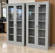 2-Door Glass Office Cabinet with Shelves - 3