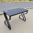 Modern Black Z-Frame Office Desk - 2