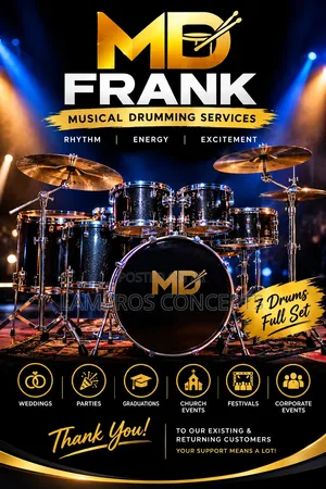 Professional Drummer & Live Band Services