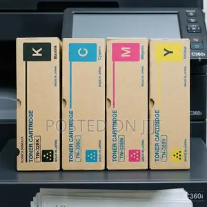 Konica Minolta TN-328 Toner Cartridges (K, C, M, Y) High Yield