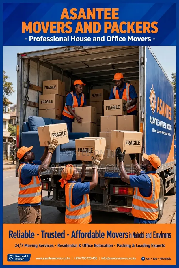 Asantee Movers and Cleaning Services in Nairobi - 1
