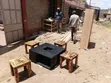 Huge Black Coffee Table with Storage Shelves - 2