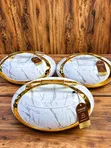 3pc Luxury Marble Food Warmers - Countrywide Delivery - 4