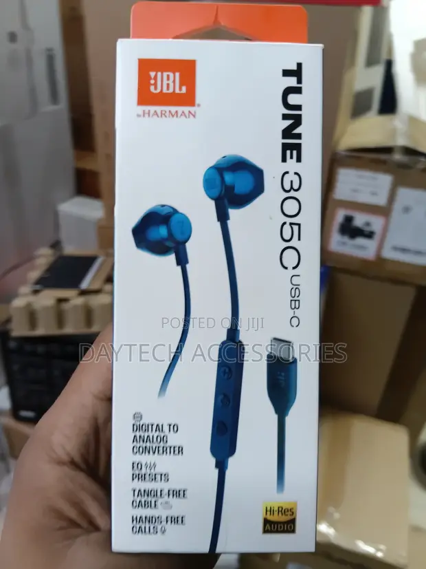 JBL Tune 305C USB-C Hi-Res Headphones - 1