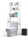 Toilet Rack / Bathroom Organizer - White - 1