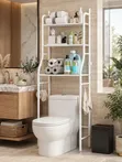 Toilet Rack / Bathroom Organizer - White - 2