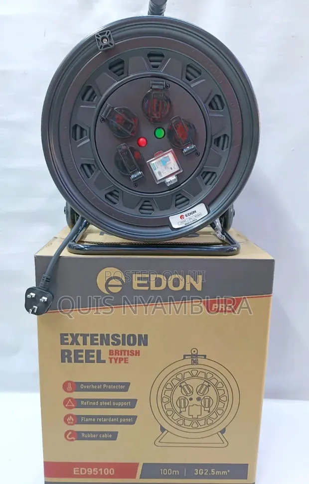 Edon Extension Cable Reel 2.5mm² 100m - 1