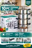 James Pot 10pc Cookware Set - 1