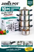 James Pot 10pc Cookware Set - 2