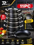 James Pot 11pc Cookware Set Isiyoambatana - 1