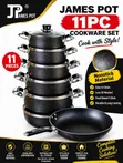 James Pot 11pc Cookware Set Isiyoambatana - 2