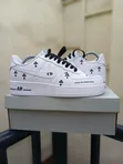 White Nike Air Force 1 Custom Sneakers - 2
