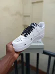 White Nike Air Force 1 Custom Sneakers - 4