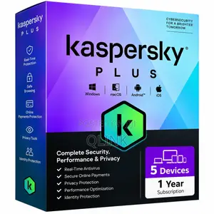 Kaspersky Plus Leseni ya Mwaka 1 kwa Vifaa 5