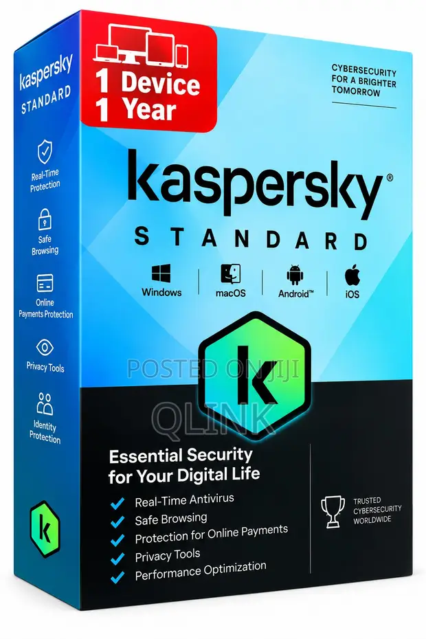 Kaspersky Standard Antivirus - Kifaa 1, Mwaka 1 - 1