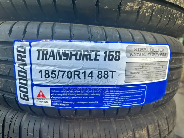 Brand New 185/70R14 Tires and Rims - 1