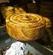 High Quality 12-inch Wooden Chapati Storage and Serving Dish - 2