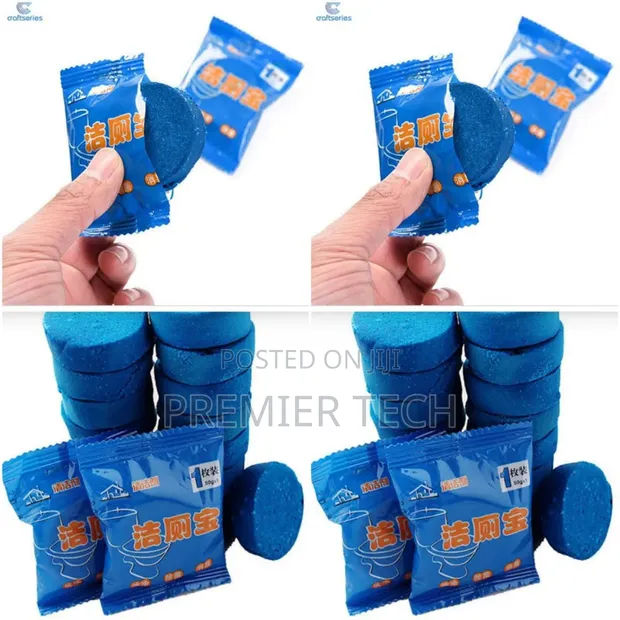 Bubble Blue Toilet Cleaner Tablets - 10 Pcs - 1