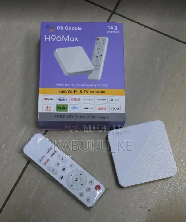 H96 Max H313 Android TV Box - 4K UHD, YouTube, Netflix - 1