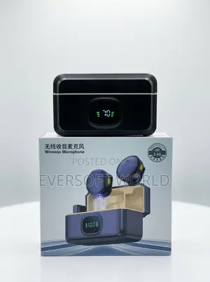 Q8 Professional 2.4G Dual Wireless Microphone kwa Vlogging