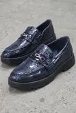 Fernando Melo Slip-On Loafers za Wet Look - 2