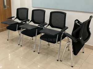 Office Training Chair with Writing Pad - Mesh Conference Chair