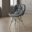 Kiti cha Kulia cha Eames cha Ergonomic - Ngozi Nyeusi - 2