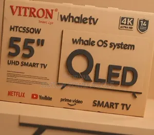 Vitron 55" QLED UHD Smart TV (Model: HTCSSOW / HTC55W)