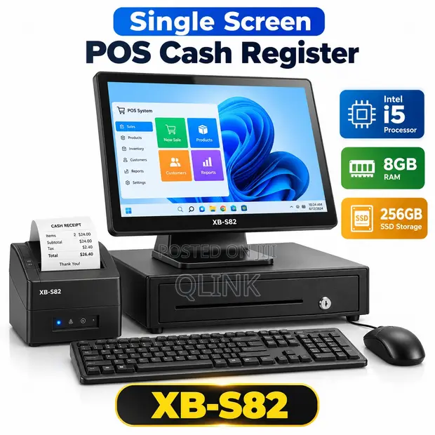 Syble XB-S82 POS Cash Register (Single Screen) - 1