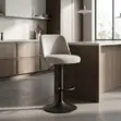 Adjustable High Leather Modern Barstools - 2