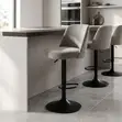 Adjustable High Leather Modern Barstools - 5