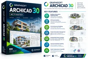 Graphisoft Archicad 30 Activated (Windows/Mac)