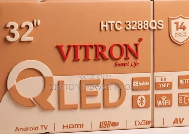 Vitron 32" Smart Android QLED TV - 1