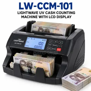 Mashine ya Kuhesabu Pesa Lightwave LW-CCM-801 Touchscreen na Ext. Display
