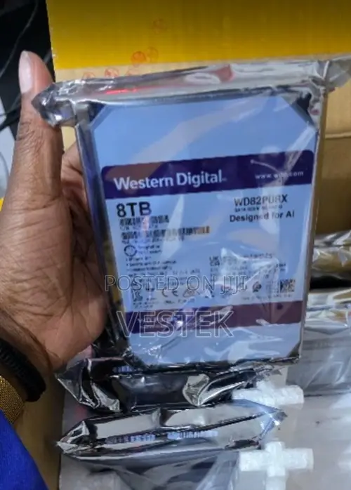 Western Digital 8TB WD Purple Pro Surveillance HDD - 1