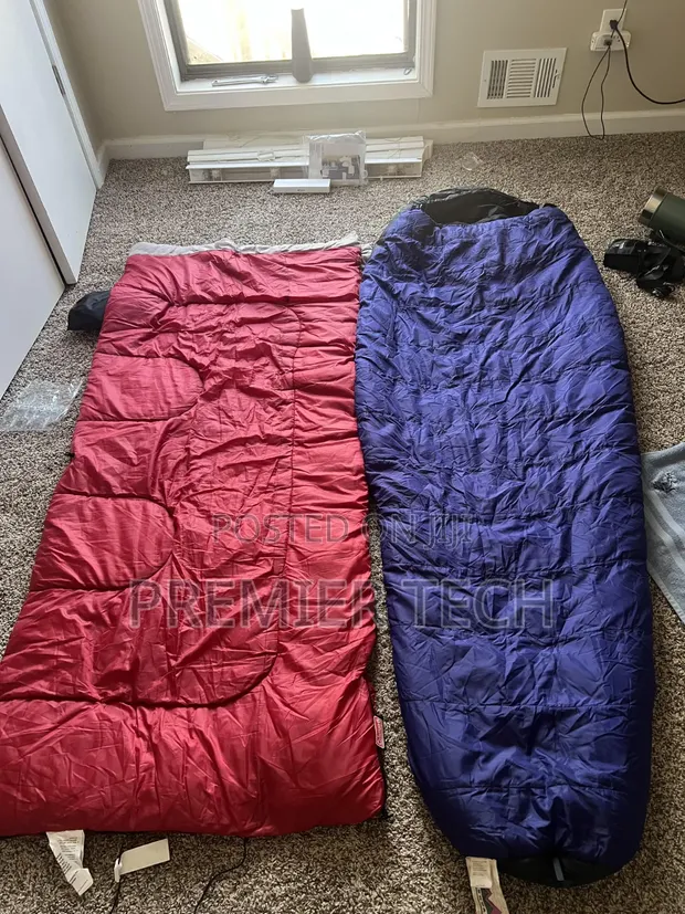 Sleeping Bag Mpya - Nyeusi, Bluu ya Navy, Kijani - 1